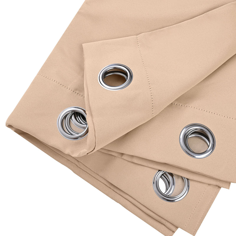 Cortinas Blackout Premium Labba, Beige, 3x2.3 metros, 2 paneles