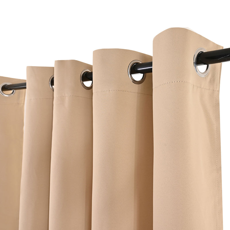 Cortinas Blackout Premium Labba, Beige, 3x2.3 metros, 2 paneles