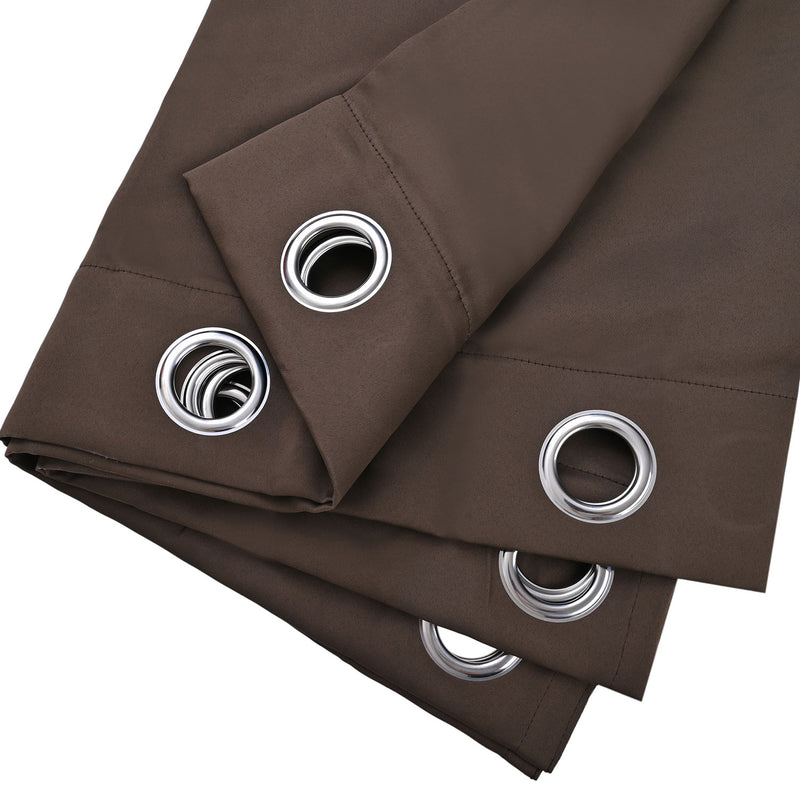 Cortinas Blackout Premium Labba, Chocolate, 3x2.3 metros, 2 paneles