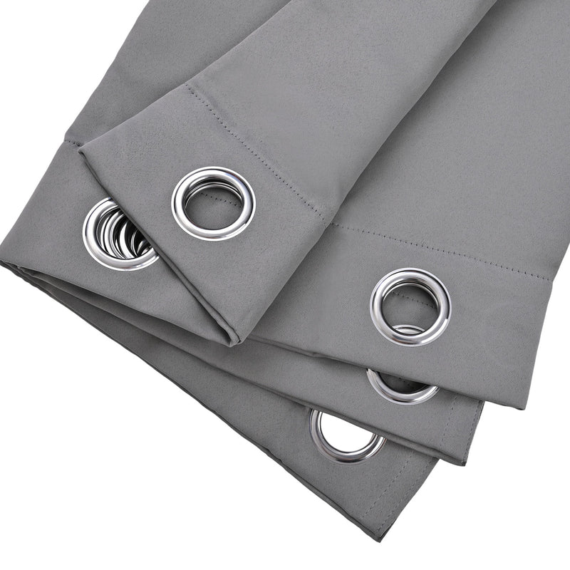 Cortinas Blackout Premium Labba, Gris, 3x2.3 metros, 2 paneles