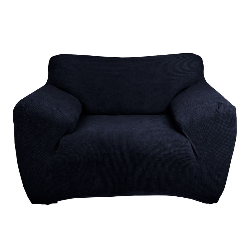 Protectores ajustables de sillón LABBA | Set de 3 piezas elásticas color Azul Marino