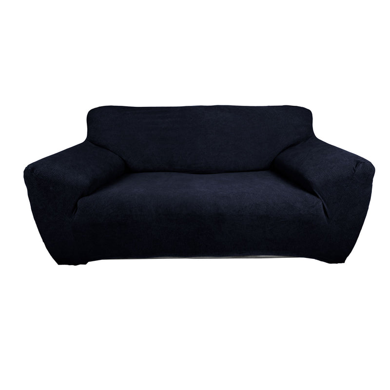 Protectores ajustables de sillón LABBA | Set de 3 piezas elásticas color Azul Marino