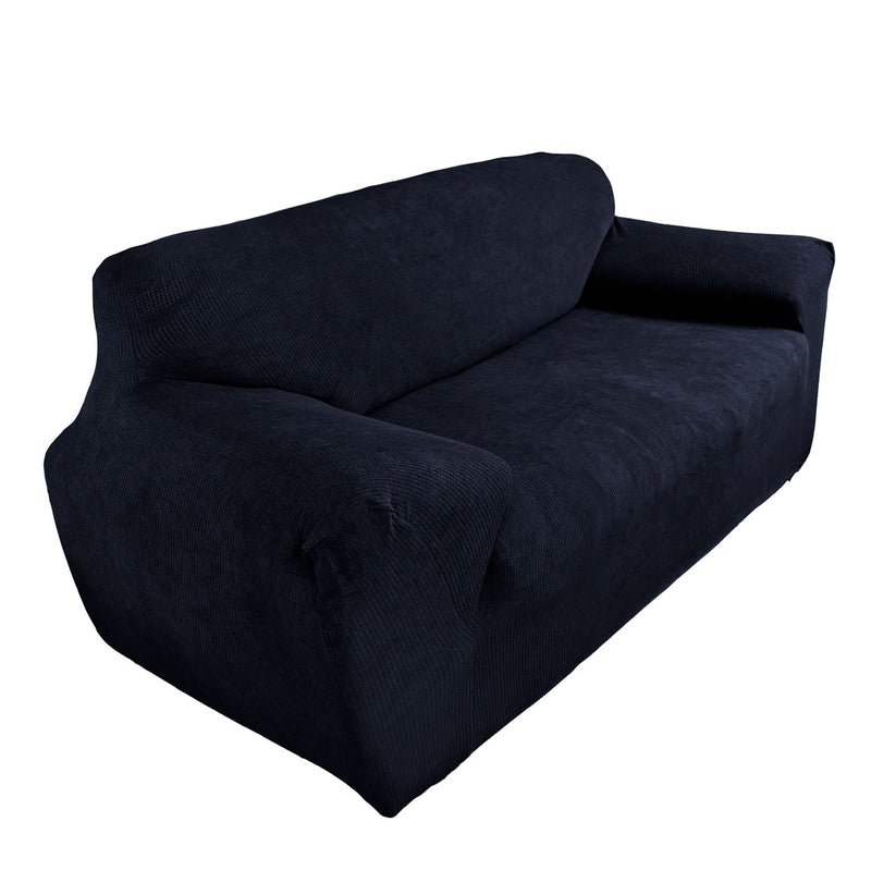 Protectores ajustables de sillón LABBA | Set de 3 piezas elásticas color Azul Marino