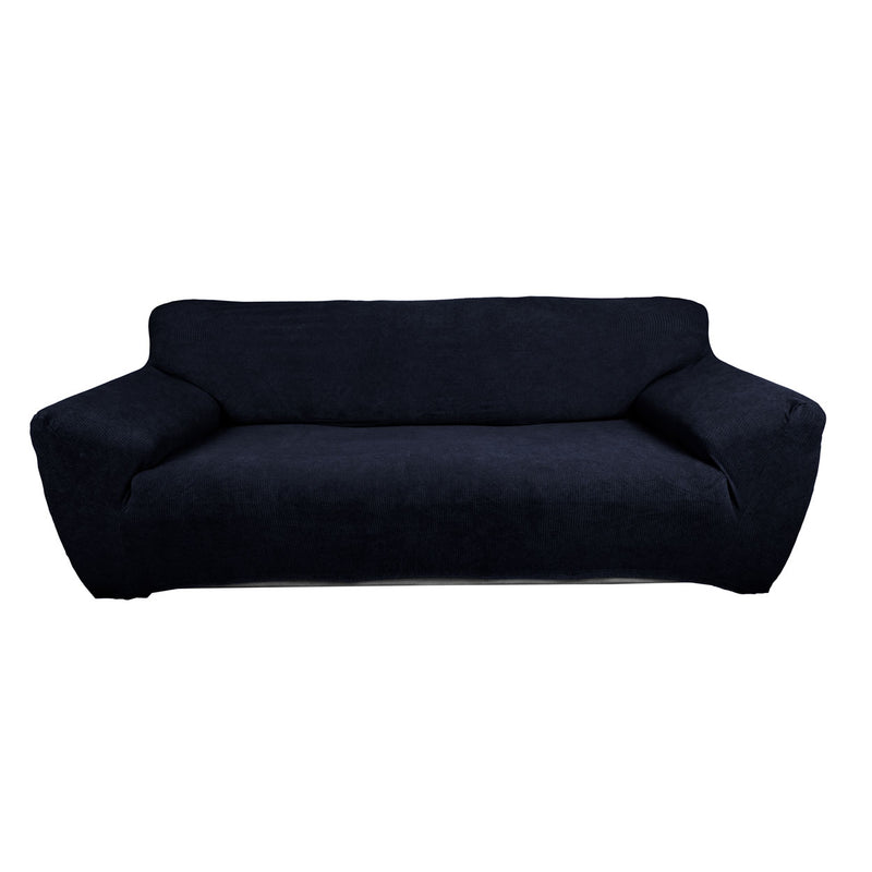 Protectores ajustables de sillón LABBA | Set de 3 piezas elásticas color Azul Marino