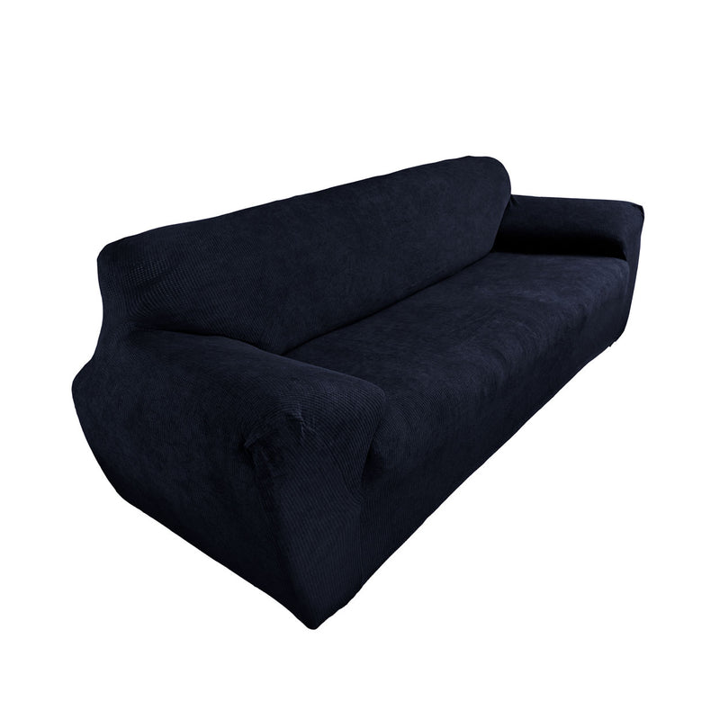 Protectores ajustables de sillón LABBA | Set de 3 piezas elásticas color Azul Marino