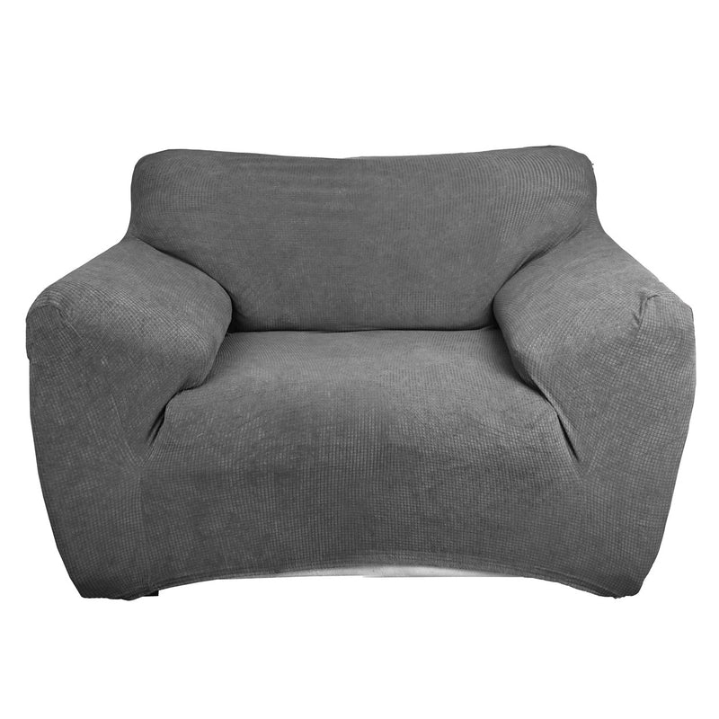 Protectores ajustables de sillón LABBA | Set de 3 piezas elásticas color Gris Claro