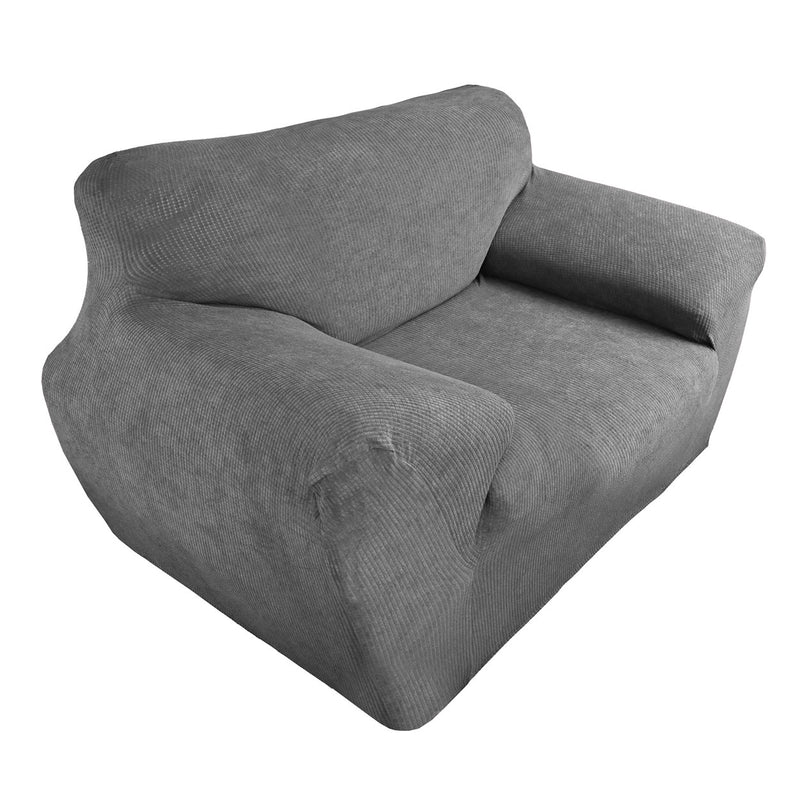 Protectores ajustables de sillón LABBA | Set de 3 piezas elásticas color Gris Claro