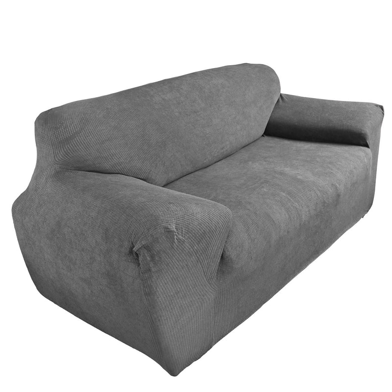 Protectores ajustables de sillón LABBA | Set de 3 piezas elásticas color Gris Claro