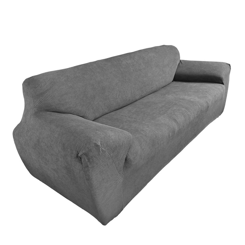 Protectores ajustables de sillón LABBA | Set de 3 piezas elásticas color Gris Claro