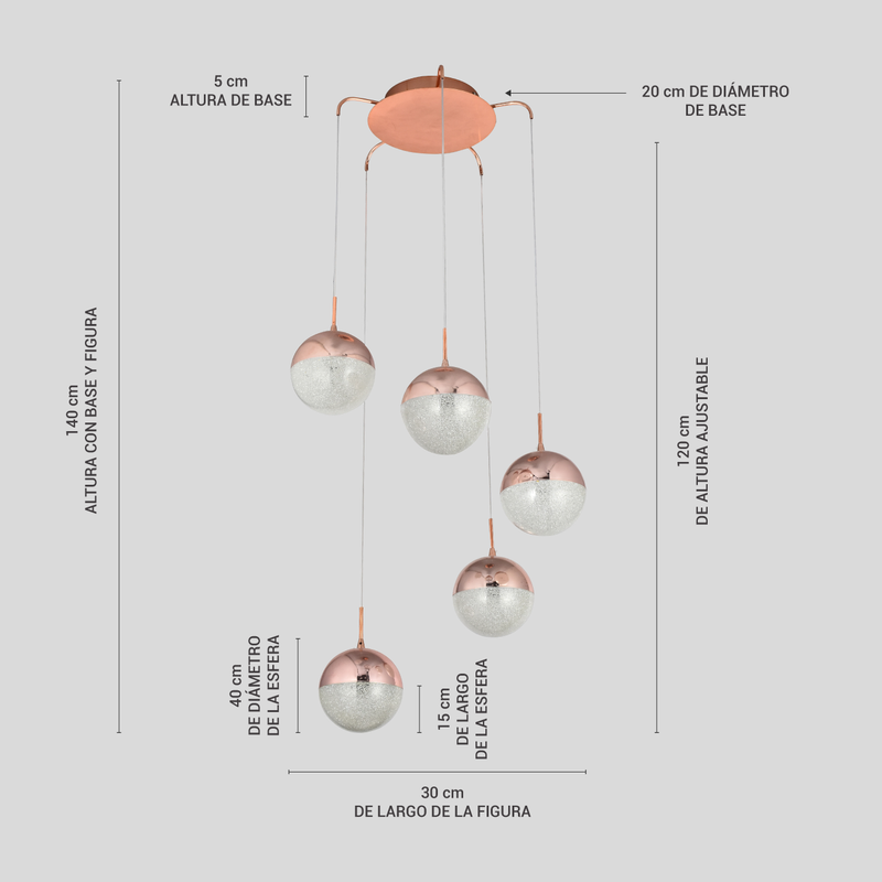 Lámpara Led de Techo Suspendible Colgante para Interiores | Labba 537