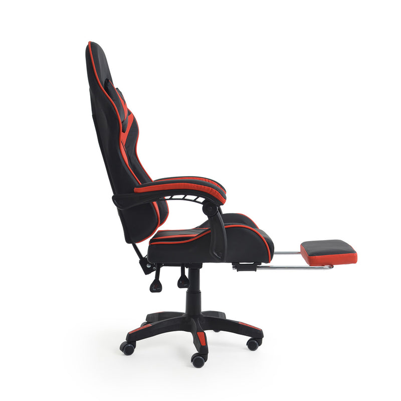 SILLA GAMER ERGONÓMICA RECLINABLE PARA ESCRITORIO CON DESCANSA PIES LABBA 603